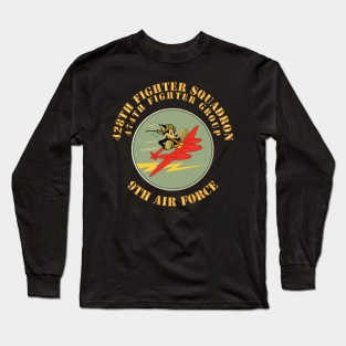 428th Fighter SQ - 474th Fighter Group - 9th AF X 300 Long Sleeve T-Shirt